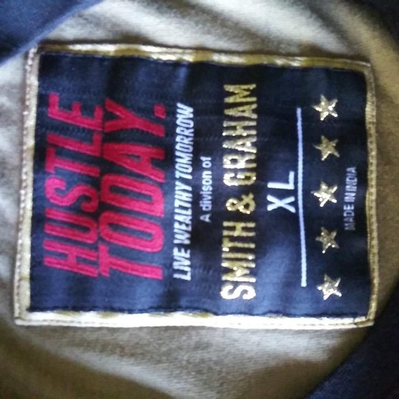 Smith & Graham Camo Graffiti Hustle Today Shirt - Picture 6 of 6